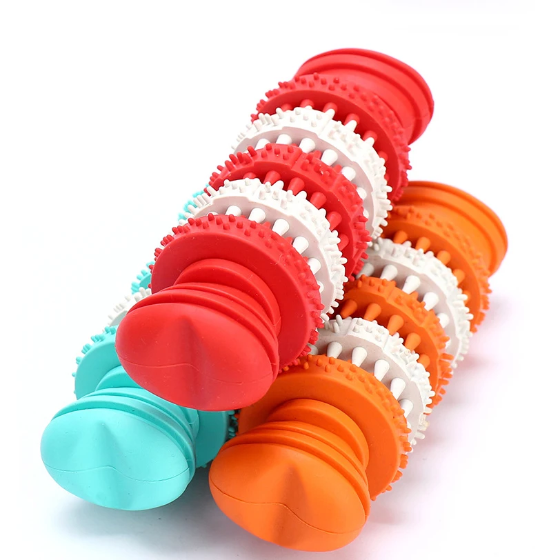 Dog Toy Interactive Rubber Resistance To Bite Dog Toy Tooth Cleaning Chew Training Toys Pet Dog Cat Puppy Elasticity Teeth Stick (2)-1