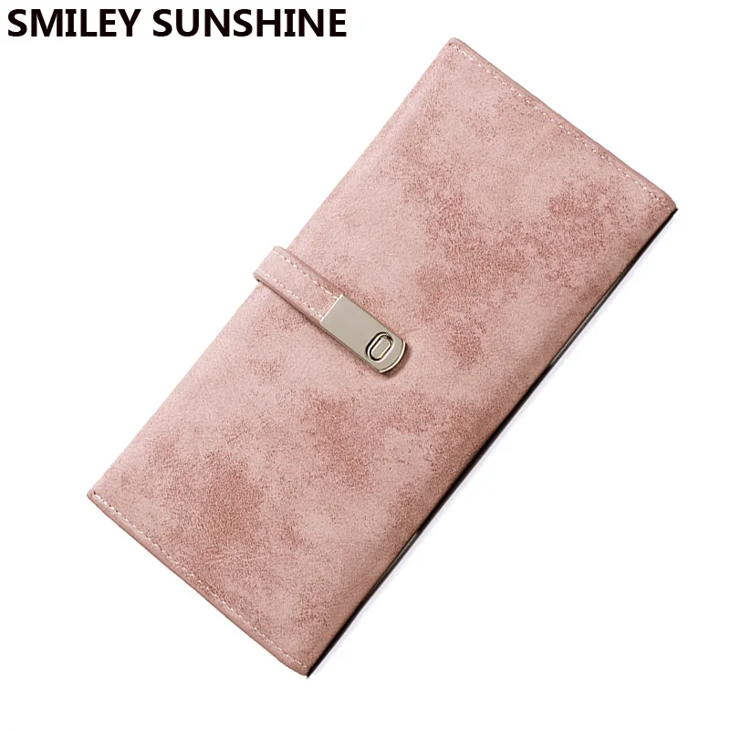 Женский кошелек SMILEY SUNSHINE большой вместительный в Корейском стиле Длинный с