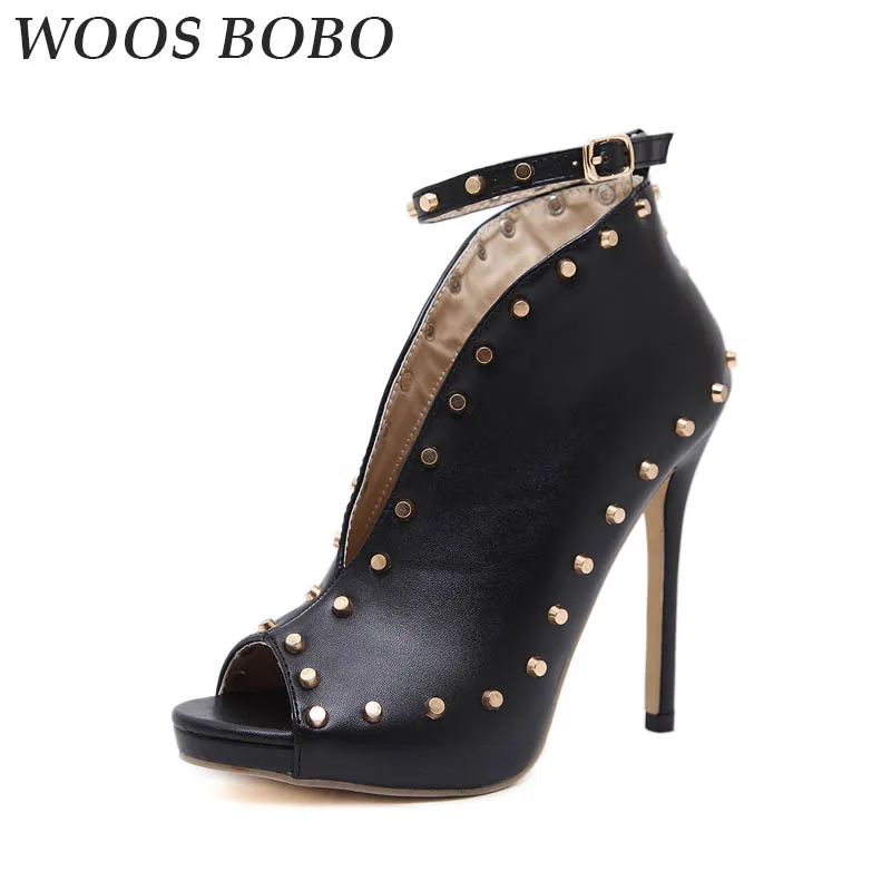 

BOBO New High Heels Sandals For Women Elegant Peep Toe Womens Sandals Spike Heels Female Summer Fashion Woman Brand Casual Shoes