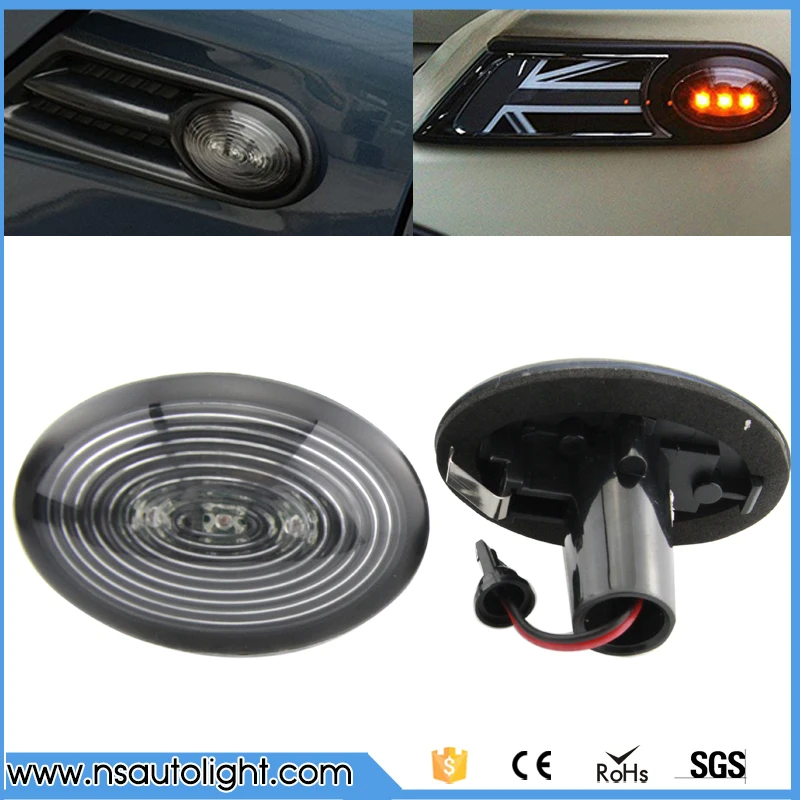 2pcs/lot LED Side Marker lights for BMW Mini COOPER R56 LED SideTurn