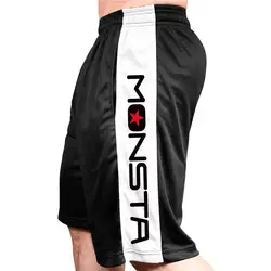 Новые модные мужские спортивные пляжные шорты, брюки, спортивные брюки, шорты для фитнеса, повседневные спортивные шорты большого размера