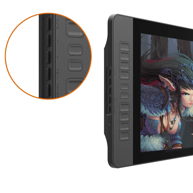  GAOMON PD1560 156 pulgadas IPS HD monitor de tableta para gráficos de arte 8192 niveles bolígrafo c