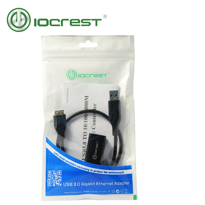 Сетевой адаптер iocest с USB 3 0 на 10/100/1000 Мбит/с гигабитный RJ45 Ethernet LAN для ноутбука 1000 м
