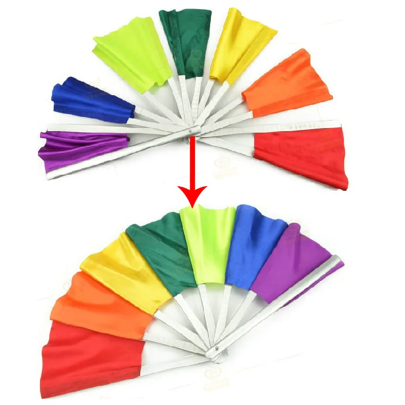 

Free Shipping Multicolor Broken Fan Recovery & Restore Breakaway Fan Magic Props Close Up Stage Magic Tricks Kid funny Toys