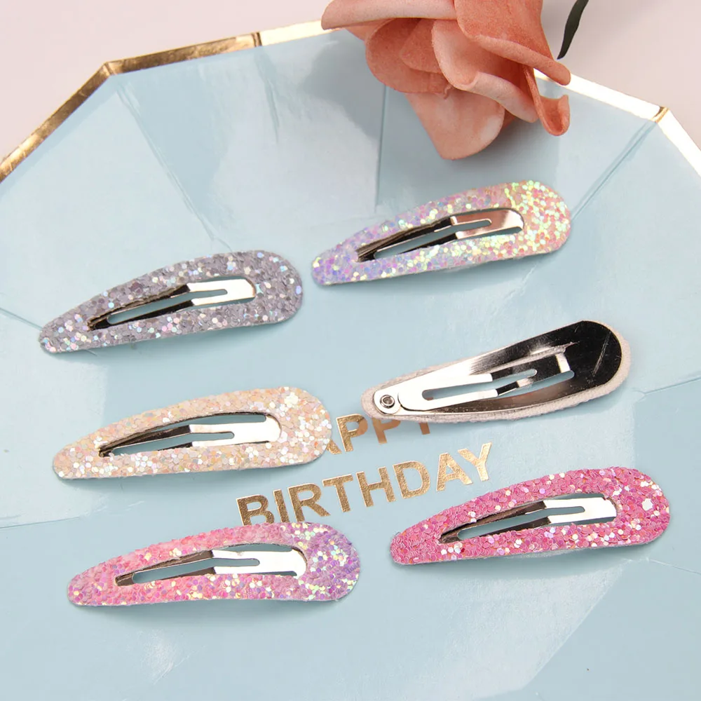Cheer Bow 12 шт./компл. аксессуары для волос блестящие BB зажимы маленьких девочек