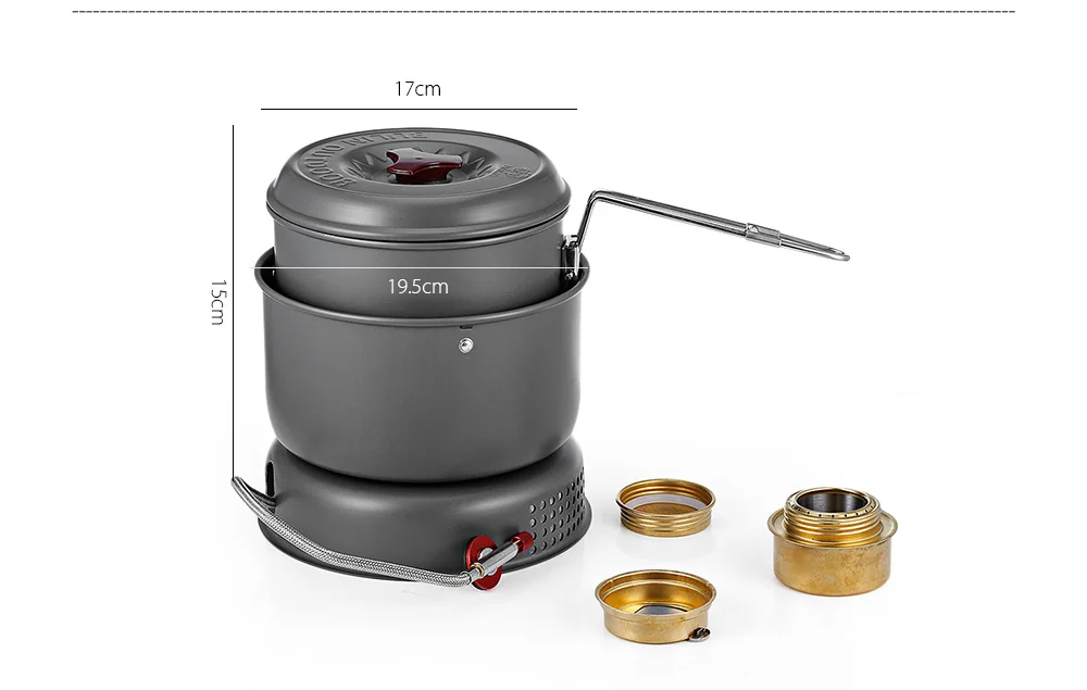 BULIN BL100 - Q1 Outdoor Camping Picnic Dual-use Alcohol Burner Gas Stove