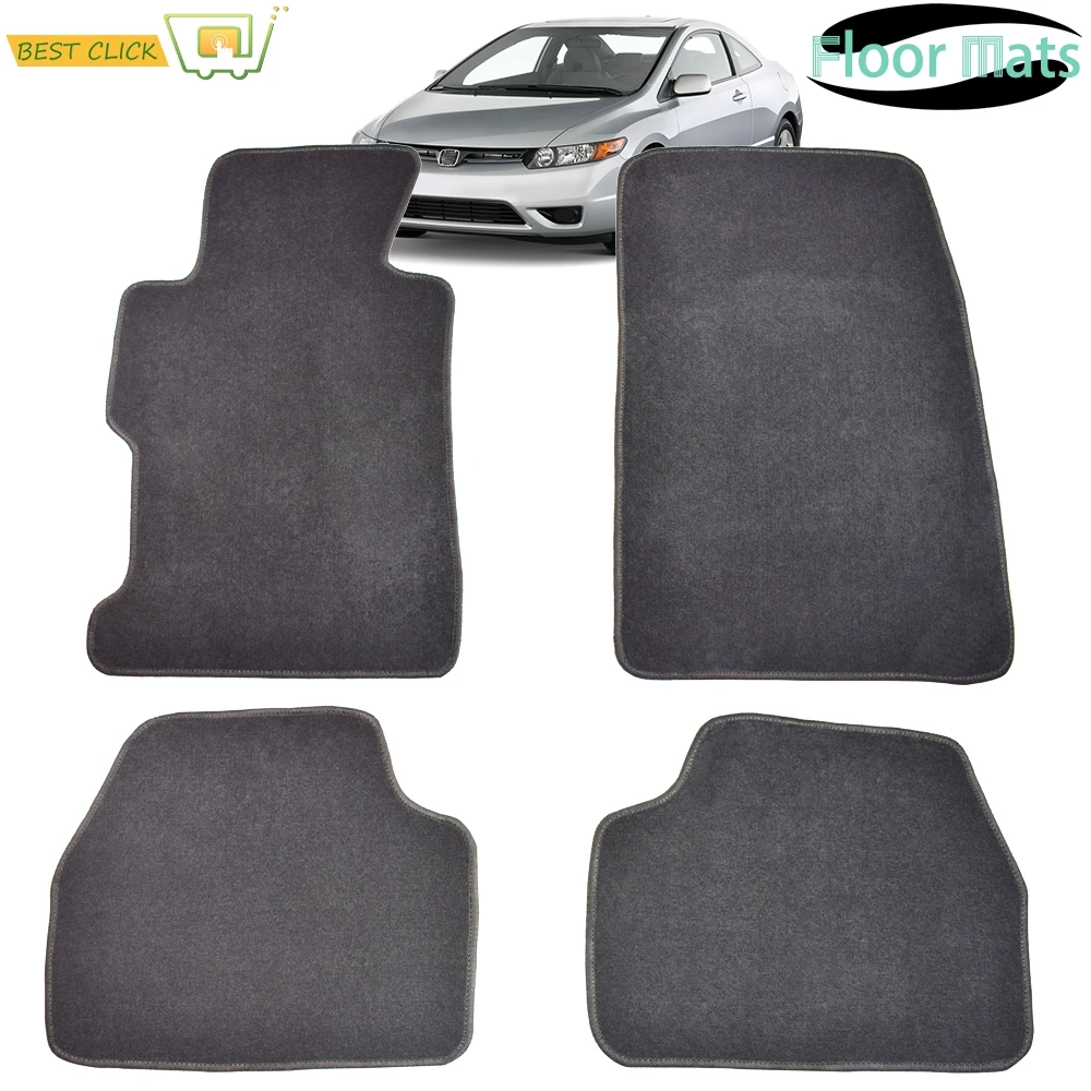 

Custom Floor Mat Mats For Honda Civic MK8 2006 - 2011 Waterproof Carpet Rug Nylon Liner Front Rear 2007 2008 2009 2010