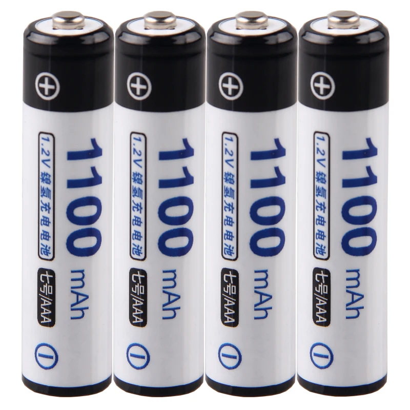 AAA rechargeable battery AAA akkumulator 1.2V NIMH 1100mah batteries