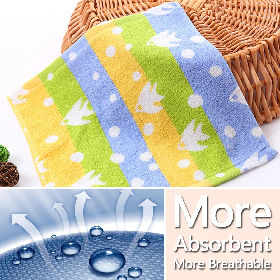 Child Face Towel Washcloth Baby Towel Newborn Muslin Baby Cotton Handkerchiefs Gauze Cloth Squares New Born Towel for Baby Wipes