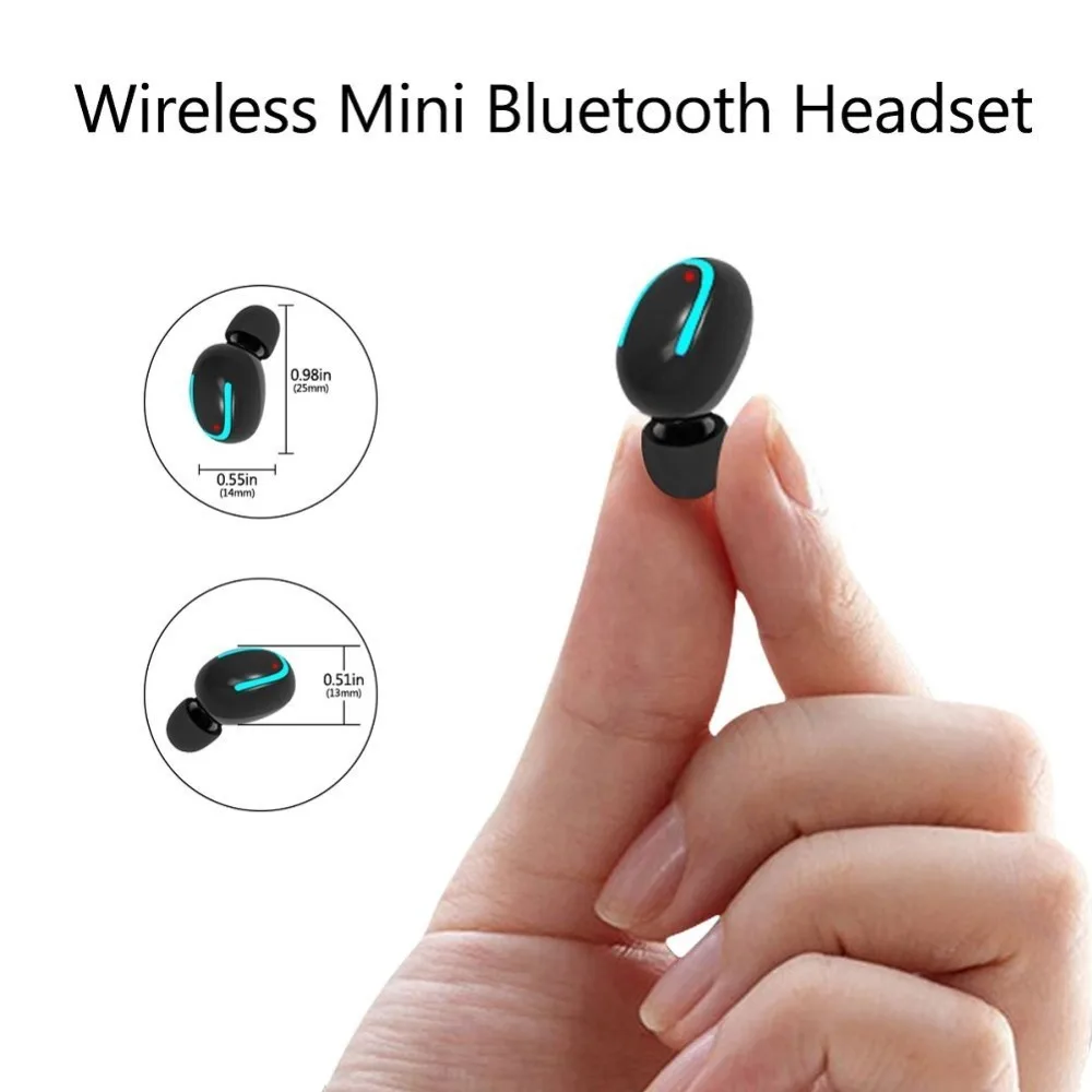 Cheap Single Bluetooth Earphone Easy Carry Wireless Earbud with HD Mic
