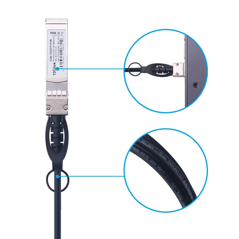 4 шт. 1 м SFP + DAC кабель для H10GB CU1M 10GBASE CU пассивный медный прямого подключения Twinax