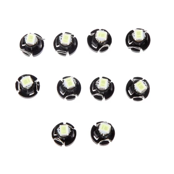 

10Pcs Low Power Neo Wedge T3 5050 1SMD LED Bulbs Car Light Climate Control Light 12V DC Low Heat Generated Lamp