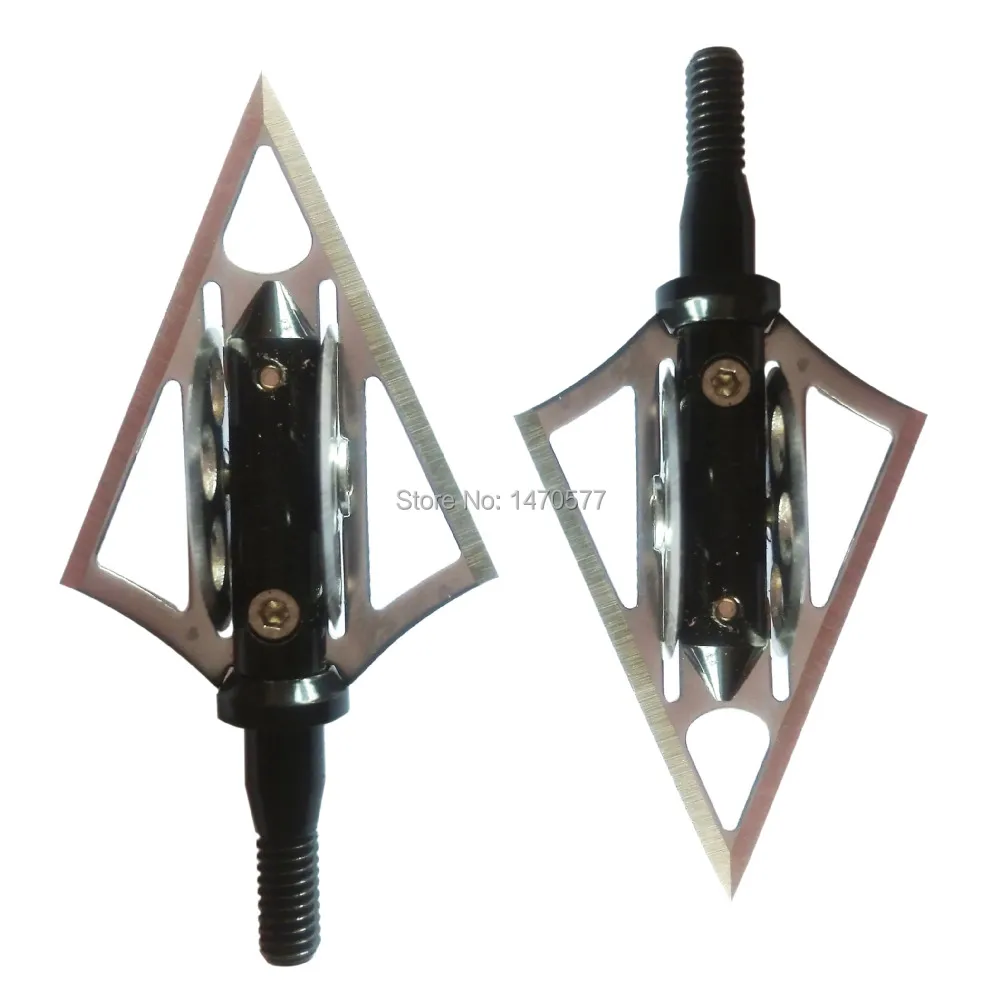 Arco e Flecha Ponta de Seta 5.5cm de Comprimento Caça Broadheads Grão Uma Lâmina Rodas Quentes Ponta Livre Shiping 6 Pçs 100 9 High Quality Esporte e Lazer