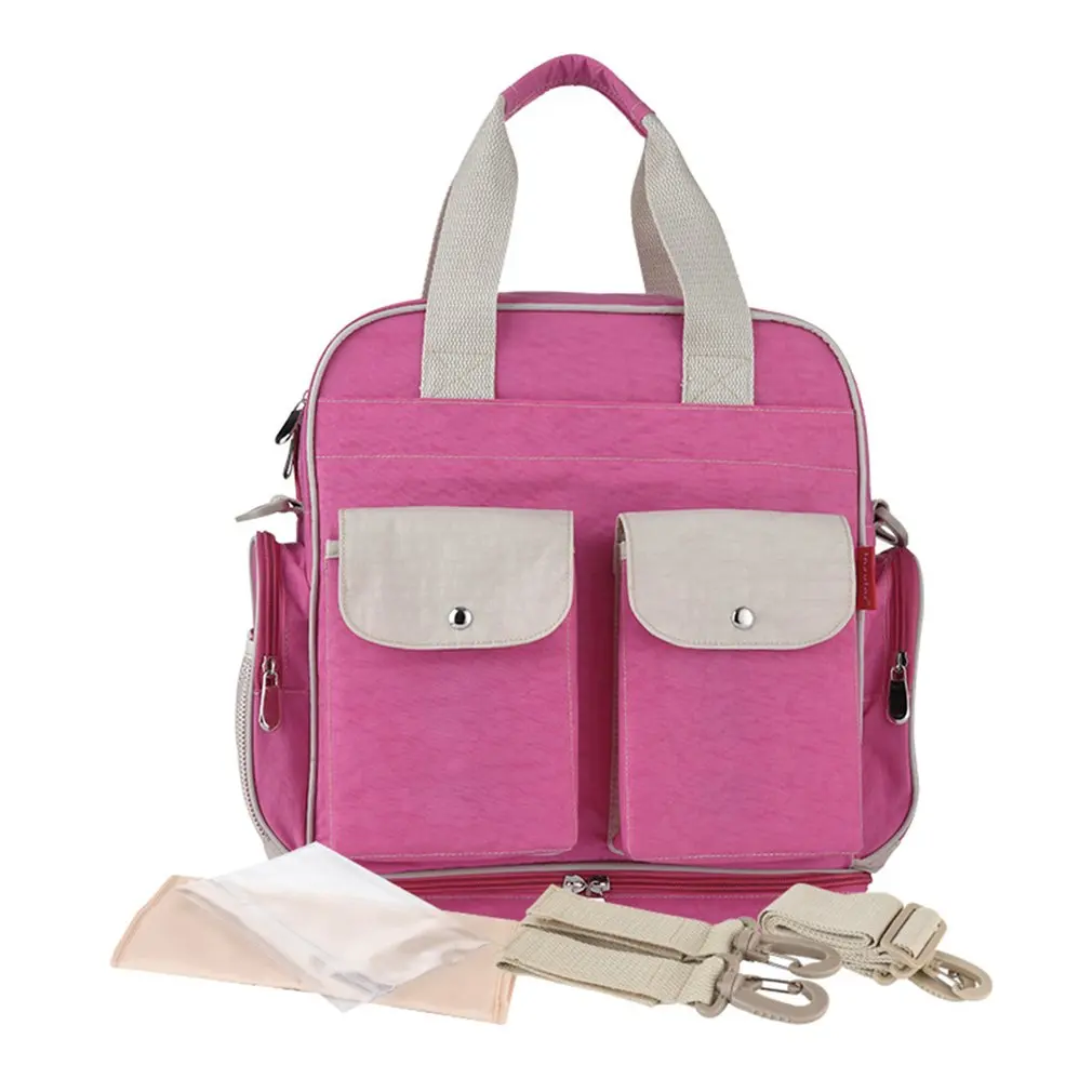 

Insular Mummy Waterproof Multifunctional Baby Diaper Bag Large Capacity Shoulder Bag Baby Care Messenger Bag