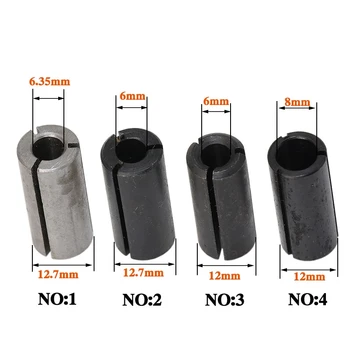 

1pcs High Precision Adapter collet shank CNC router tool Adapters holder 12.7mm change to 6.35mm/ 8-6.35/ 8-6/ 12.7-8mm 6mm size