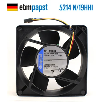 

NEW ebmpapst PAPST 5214N/19HHI 12738 27V 13.5W 4lines frequency cooling fan