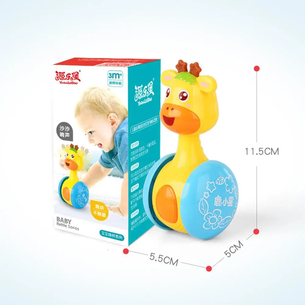 Cartoon Giraffe Tumbler Doll Roly-poly Baby Toys Cute Rattles Ring Bell Newborns 3-12 Month Early Educational Toy Cartoon Giraffe Tumbler Doll Roly-poly Baby Toys Cute Rattles Ring Bell Newborns 3-12 Month Early Educational Toy