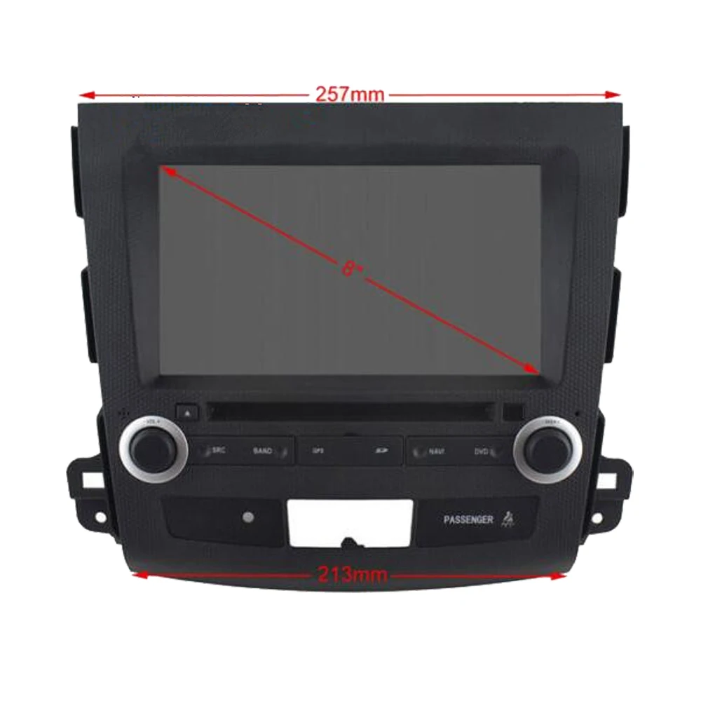Best RoverOne Android 8.0 Octa Core Car Radio DVD GPS For Mitsubishi Outlander XL EX 2007-2011 Touchscreen Multimedia Player HeadUnit 2