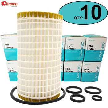 

Ten(10) 0001802609 Oil Filters For Mercedes-Benz S400 S430 SL500 SL550 SLK280 SLK300 C280 C300 CL600 W204 W210 W211 W212 W220