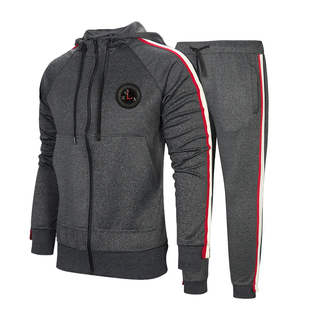 

Men Two Pieces Set Fashion Hooded Sweatshirts Sportswear Men Tracksuit Hoodie Sweatpants Men Brand Clothes joggers Sportswear
