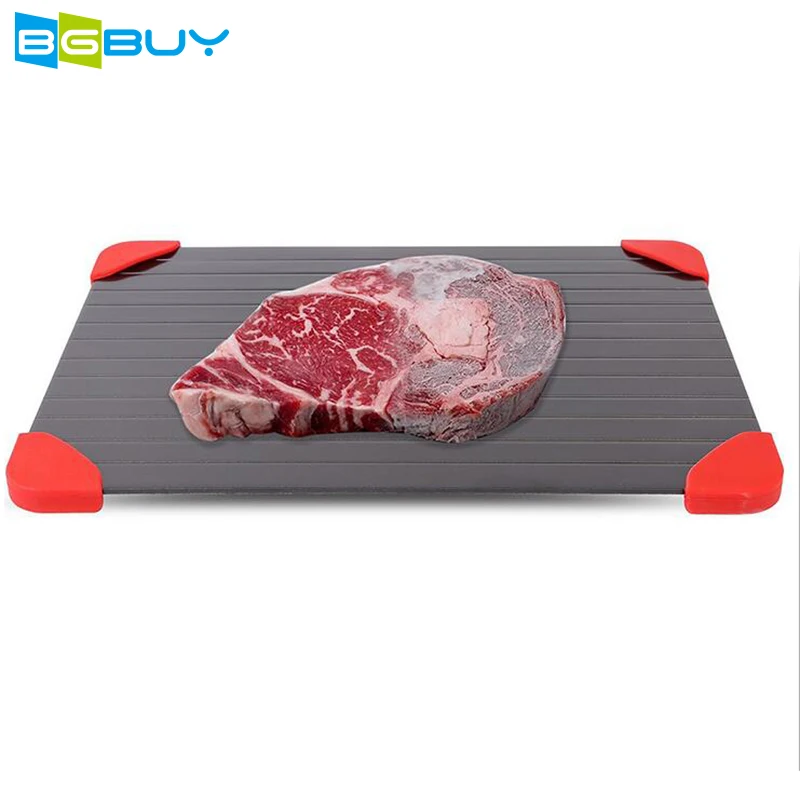 Large Fast Defrosting Tray for Frozen Food Thawing Plate Defrost Meat/Frozen Food Quickly without Electricity Microwave Tray Large Fast Defrosting Tray for Frozen Food Thawing Plate Defrost Meat/Frozen Food Quickly without Electricity Microwave Tray