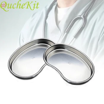 

Stainless Steel Medical Bending Trays Dental Disinfection Plate Surgical Medical Kidney Tray For Eyebrow Lip Tattoo Sterilizer