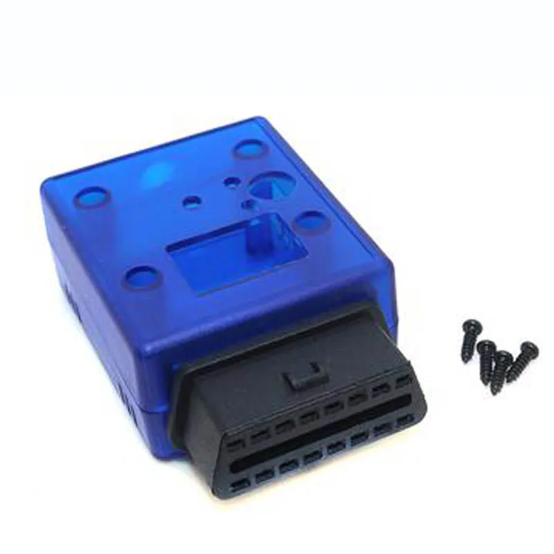 OBDII 16pin женский угловой разъем 16 Pin Obd2 Obd 2 гнездо для провода &quotМама&quot Ii адаптер