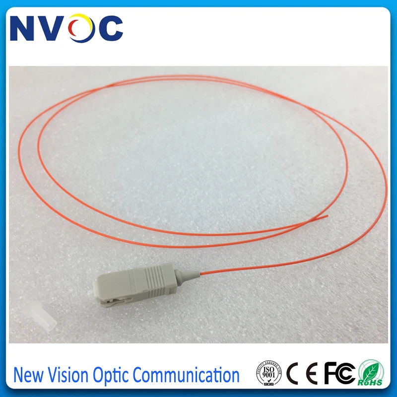 10 шт./лот SC UPC мультимодовый 62 5/125 Волоконно оптический Pigtail SC/UPC 1 5 м симплексный мм