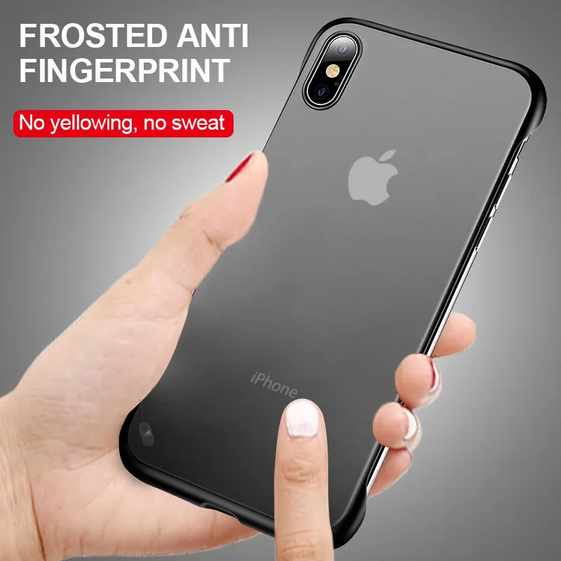 Бескаркасные дизайнерские чехлы для телефонов iPhone 6 6s 7 8 Plus X XR XS Max Противоударная