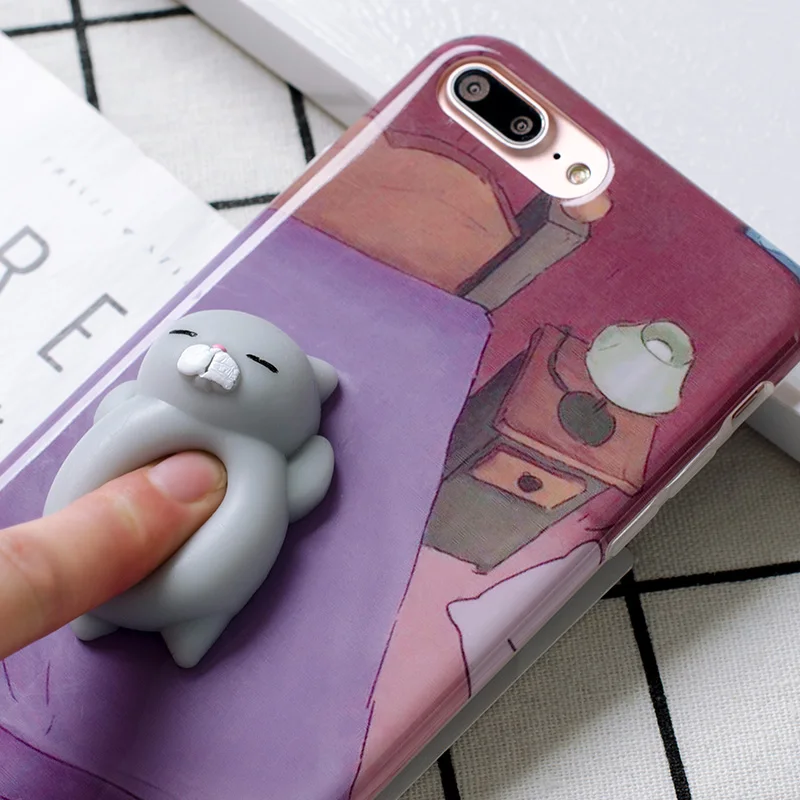 Lovely 3D silicon Cartoon China Panda Bear phone Cases For iphone 6 6s 6plus 7 7Plus cartoon ...