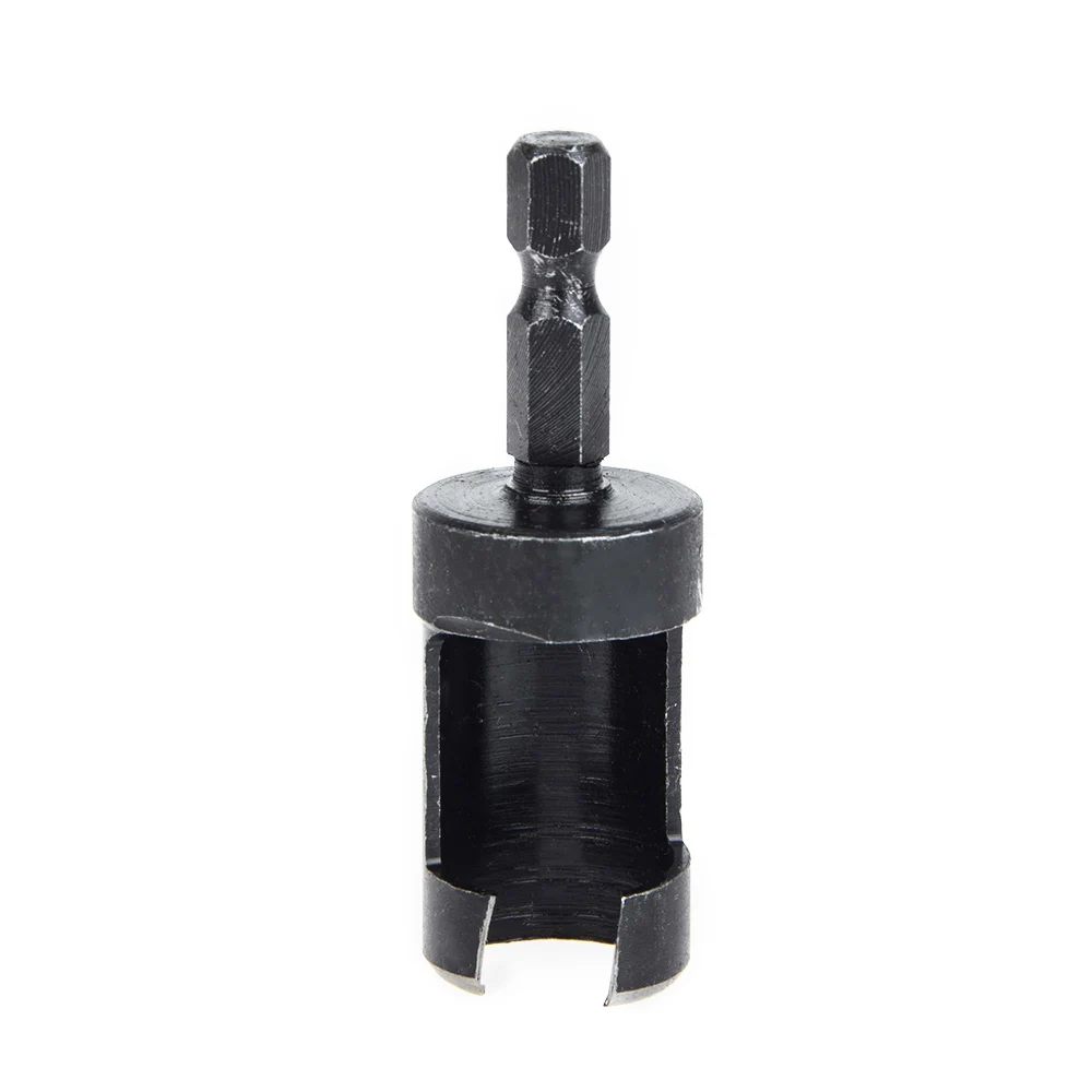 4 Piece 6mm 10mm 13mm 16mm Carbon Steel Wood Work Plug Cutter Cutting Power Tool Wood Plug Cutter Cutting Tool Drill Bit Set