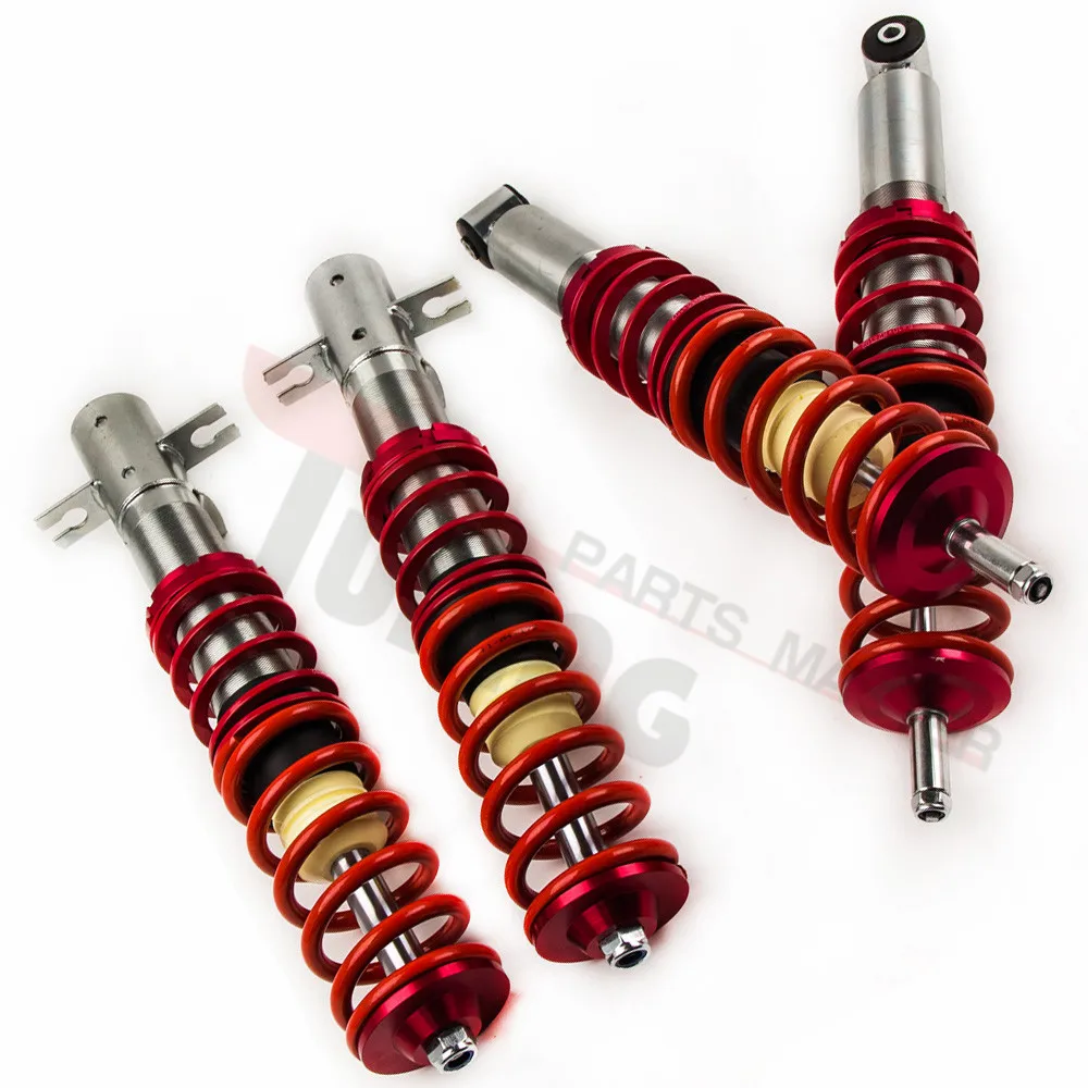 

Coilover Suspenion Lowering Kit for VW Golf MK1 Scirocco Pickup Jetta MK1 Shock Absorber Coil Springs Struts Red