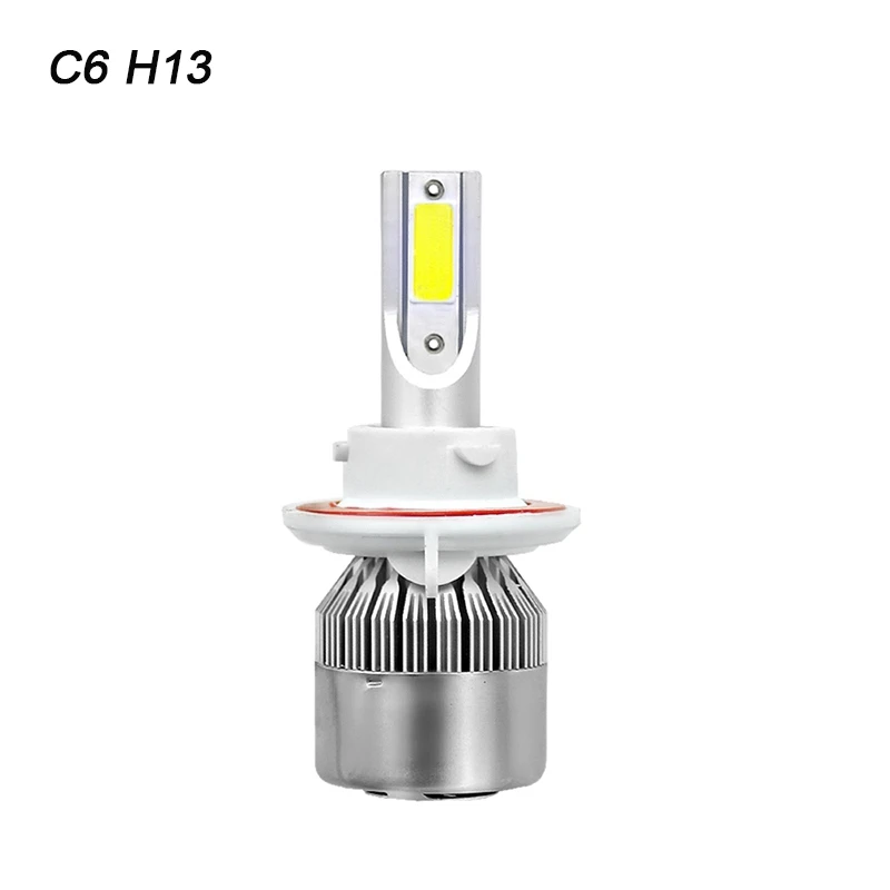VicTsing 1pc C6 LED Car Headlights H1 H4 H7 H8H9H11 H109005HB3 9004HB1 9008 9007 H27 HB4 LED Headlight Light Bulb 36W 6000K (7)