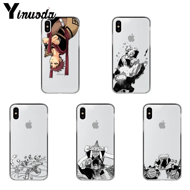 Yinuoda Наруто Comic Gaara Новое поступление Прозрачный чехол для мобильного телефона