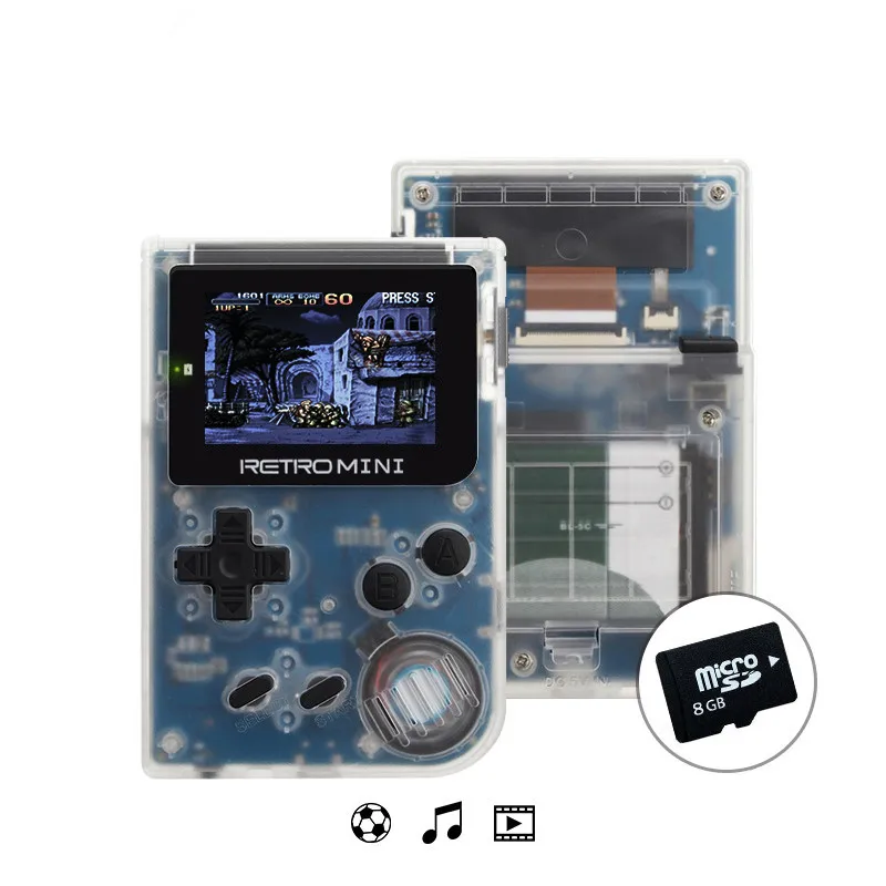 Данные лягушка Ретро игровая консоль 32 бит портативные игровые мини-плееры Встроенный 940 для GBA классические игры Подарочная игрушка для детей