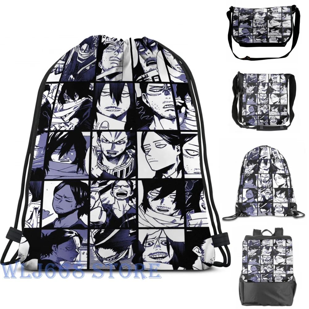 Сумка через плечо с забавным графическим принтом женский рюкзак Aizawa Shota Collage