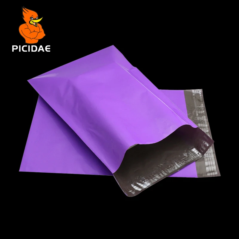 

Purple Color Envelope Mailing Bag Courier Mailer Express Poly Mail By Packaging Shipping Plastic Package Self-Adhesive Supplies