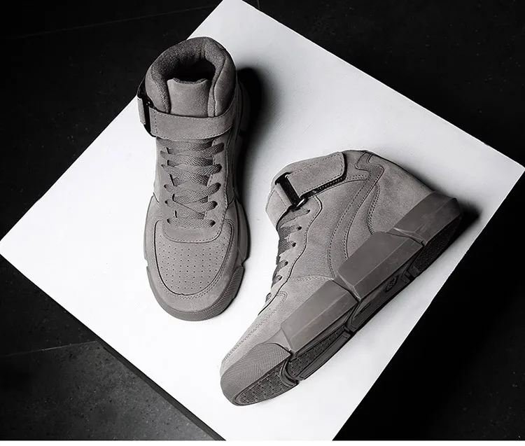 

Winter plus velvet warm men's trend board shoes running shoes tide cotton shoes