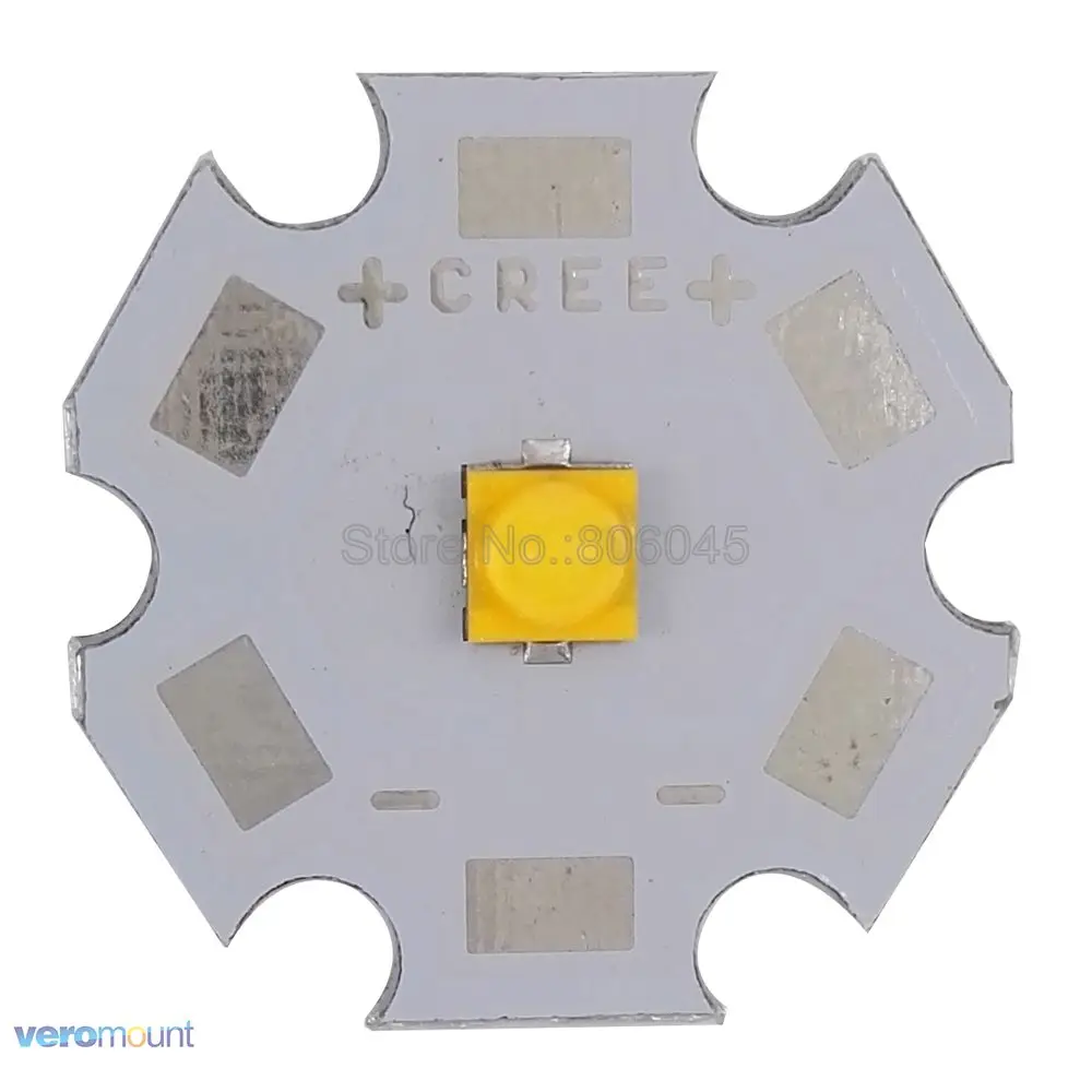 Светодиодный излучатель высокой мощности Cree XTE XT E 5W лампа с теплым белым холодным