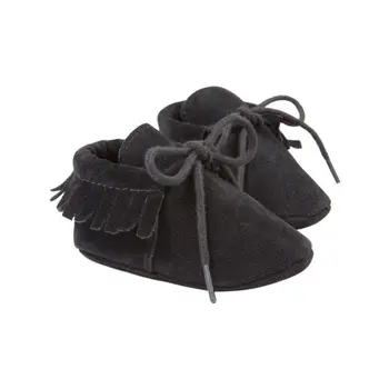 

Baby Boy Girl Moccasins Soft Moccs Shoes Non-slip Footwear Crib Shoes PU Suede Leather Newborn