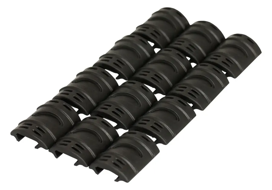 12 шт тактические 20 мм Пикатинни перила Quad Rail резиновые чехлы M3166|rail rubber|picatinny rail