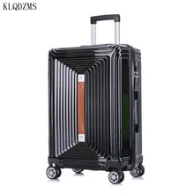 KLQDZMS модные 20/24 дюймов сумки на колёсиках чемодан на колесиках Футляр Чемодан чемодан на колесиках
