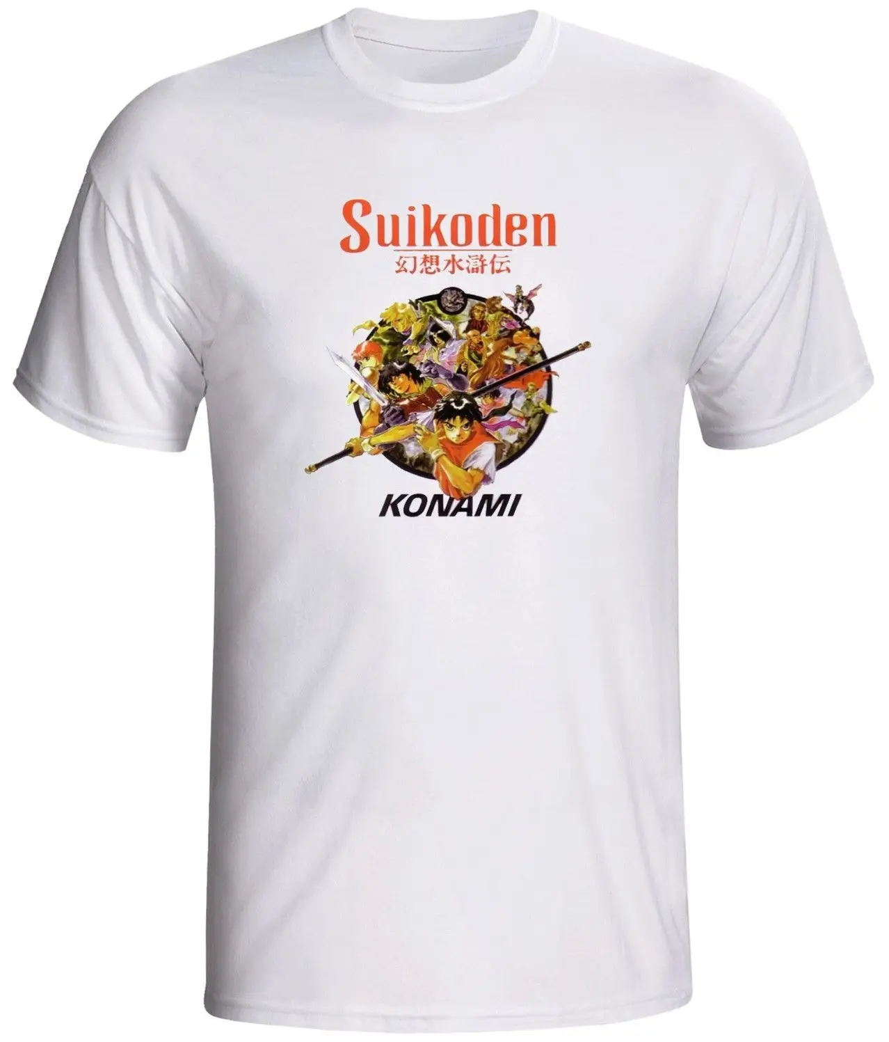 Рубашка suikoden, видеоигра, летняя Мужская модная футболка, удобная футболка, Повседневная футболка с короткими рукавами, модная футболка 2019