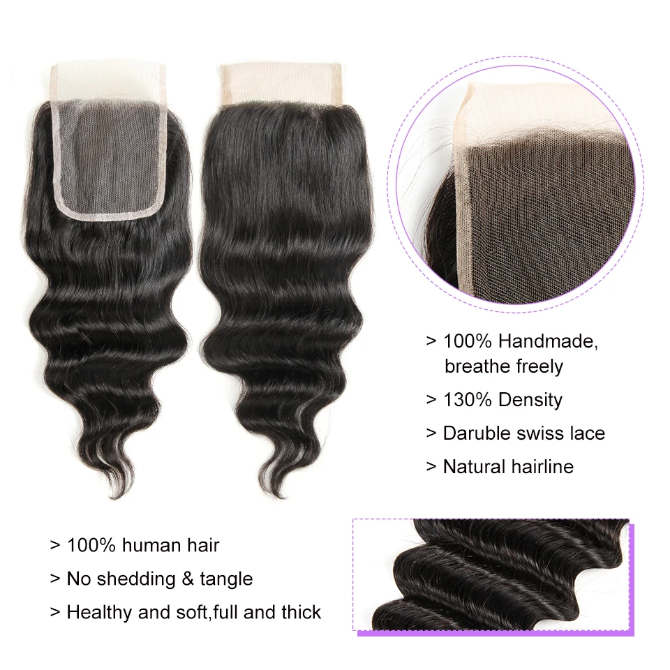 loose wave hair details