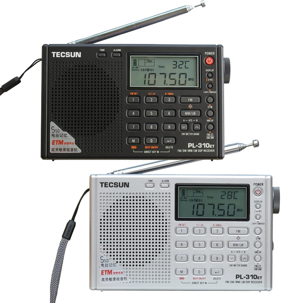 Hot Sale Tecsun PL 310ET Radio FM SW MW LW DSP Receiver Full Band ...