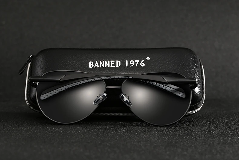 HD поляризованные Мужские Винтажные алюминиевые солнцезащитные очки, Классические брендовые солнцезащитные очки для вождения, металлическая оправа, очки для вождения для мужчин/женщин