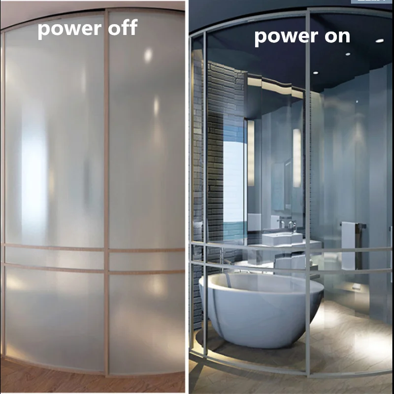 

Smart Film Sample 200mmx150mm Smart Film Power on and Off Self-adhesive Switchable Privacy Opaque/Transparent