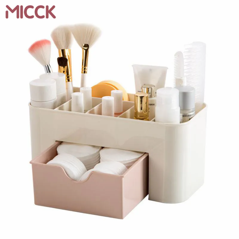 

MICCK Mini Makeup Storage Box Cosmetic case Lipstick Cases Sundries Case Small Objects Box Wholesale Desktop Organizer