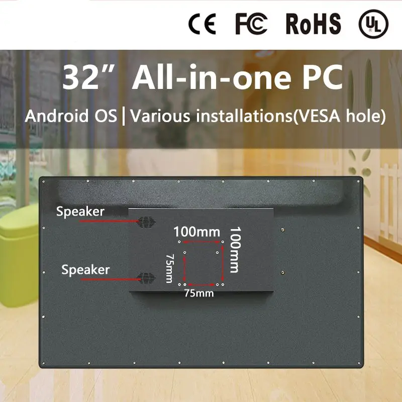 32 inch Rockchip Android 5.1 Smart Industrial Tablet PC