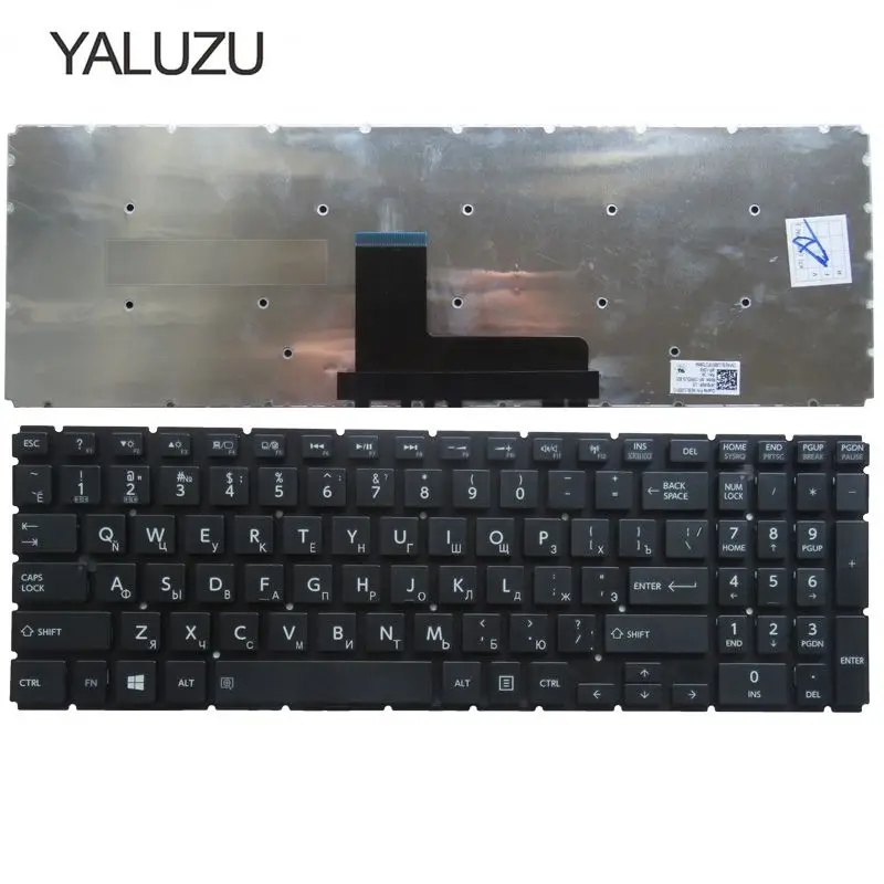 

RU russian Keyboard for Toshiba Satellite L50-B L50D-B L55DT-B S50-B without frame RU layout black color notebook replace